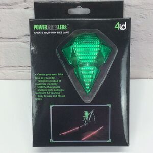4id Power Lanez Leds Bike Safety Create Your Own Bike Lane Multiple Settings NIP